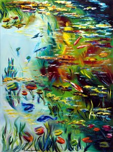 Teich der Friedlichkeit II, 2024 von Ruslana Levandovska
