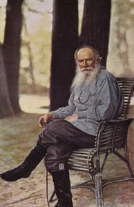 Leo Tolstoi (1828-1910), russischer Schriftsteller, Erzähler und Dramatiker von Russian Photographer