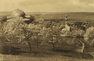 Ansicht des Goetheanums und des Heizhauses von Russian Photographer