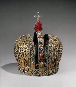 Krone der Kaiserin Anna Ioannovna, St. Petersburg, 1730 (Silber, Gold & Edelsteine)