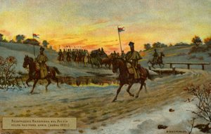 Napoleons Rückzug aus Moskau von Russian School