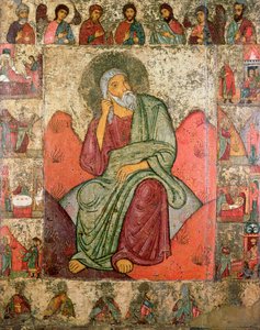 Der Prophet Elija, Pskov-Schule (Tafel)