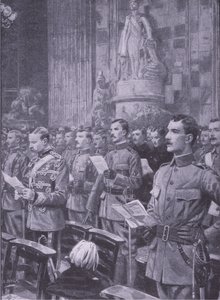 City Imperial Volunteers bei St. Pauls, Illustration aus After Pretoria: The Guerilla War, 1902 von S. Begg