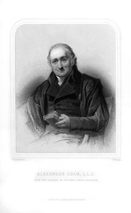 Alexander Adam, schottischer Lehrer und Schriftsteller über römische Altertümer, 1870 von S. Freeman