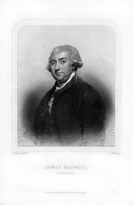 James Boswell, 9. Laird von Auchinleck, schottischer Anwalt, Tagebuchautor und Schriftsteller, 1870