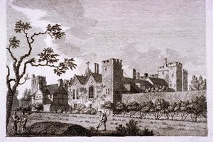 Garten am Lambeth Palace, London