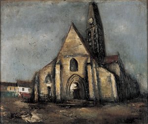 Kirche, Gasse in Paris