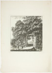 Angeln aus einem Fenster, Platte drei aus Paysages Dédiés à M. Warelet
