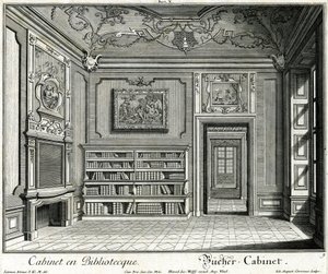 Bücherkabinett von Salomon Kleiner