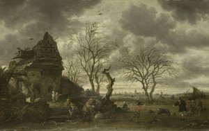 Winterszene von Salomon Rombouts