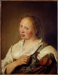 Porträt eines jungen flämischen Bauern