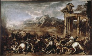 Heroische Schlacht von Salvator Rosa