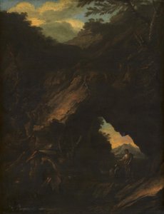 Landschaft mit einem "Arco Naturale"
