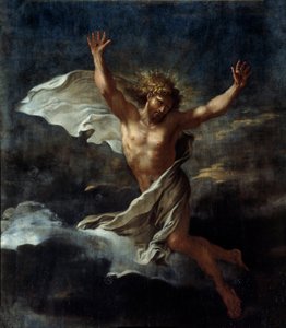 Der auferstandene Christus. Gemälde von Salvator Rosa. Chantilly, Musée Condé