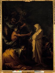Der Schatten Samuels erscheint Saul bei der Pythonisse von Endor (um 1668)