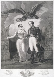 Die Allegorie des Friedens in Europa, 1814 von Salvatore Cardelli