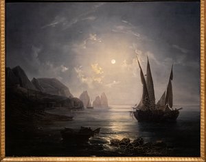 Nacht in Capri von Salvatore Fergola