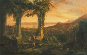Ansicht von Casamicciola in Ischia