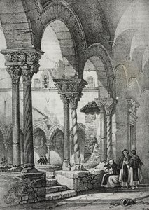 Kreuzgang der Kirche des Heiligen Dominikus, Palermo von Salvatore Puglia