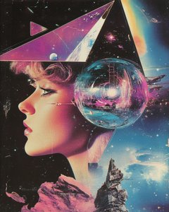 Kosmische Frau Vision von Samantha Hearn