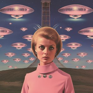 Rosa Kleid Invasion von Samantha Hearn