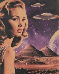 Retro Alien-Pyramiden
