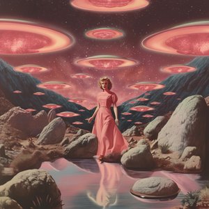 Retro Wüsten UFOs