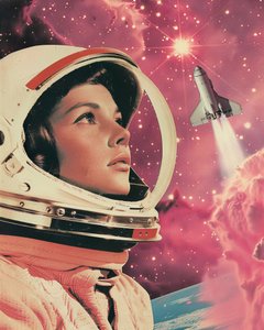 Retro Weltraumtraum von Samantha Hearn