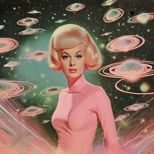 Retro Weltraum Glamour von Samantha Hearn