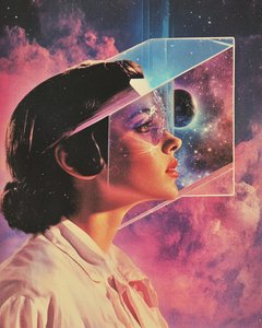 Surrealer kosmischer Blick