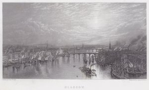 Glasgow (Gravur) von Samuel (after) Bough