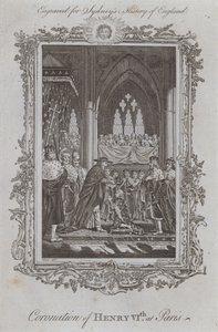 Krönung von Heinrich VI. in Paris von Samuel (after) Wale
