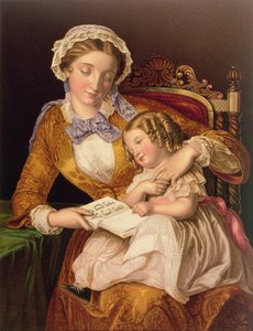 Die erste Lektion, veröffentlicht von Baxter, 1855 von Samuel Baruch Halle