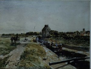 Keynsham Schleuse von Samuel Bough
