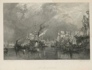 Hafen von London von Samuel Bough