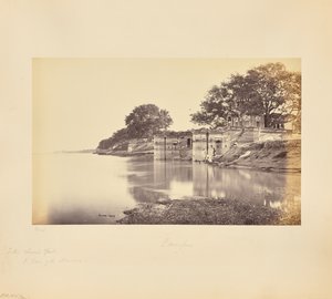 Cawnpore; Suttee Chowra Ghat, der Ort des Massakers von Samuel Bourne