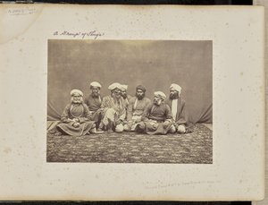 Simla; Gruppe von Thugs von Samuel Bourne