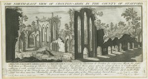 Croxden Abbey: Gravur