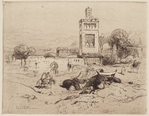 Ruinen einer Moschee, Tlemcen, Algerien