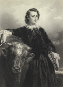 Rosa Bonheur mit vierunddreißig (Mezzotinto)