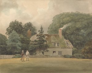 Hütte auf dem Gelände von Ayot St. Lawrence Hertfordshire von Samuel Davis