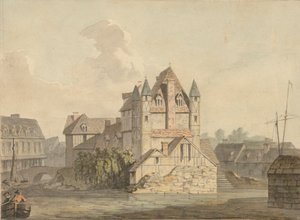 Das Ende der Ruine der Brücke in Rouen von Samuel Davis