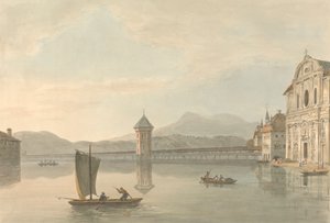 Ansicht von Luzern: Das Jesuitenkolleg