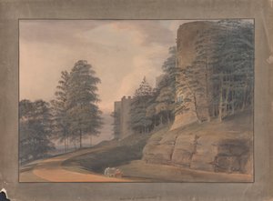 Westseite von Ludlow Castle