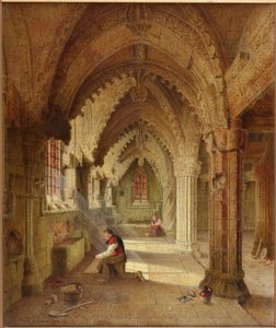 Rosslyn-Kapelle, ca. 1852 von Samuel Dukinfield Swarbreck