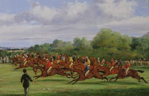 Der Start des Derbys von 1862