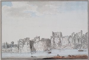 Chepstow Castle von Samuel Hieronymous Grimm