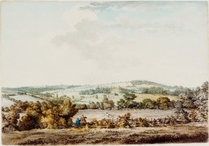 Das alte Haus am Grange und Barber Wood, 1787 von Samuel Hieronymous Grimm
