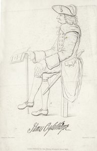 Porträt von James Oglethorpe von Samuel Ireland
