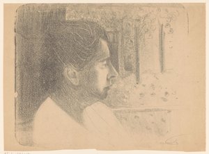 Betsie am Fenster